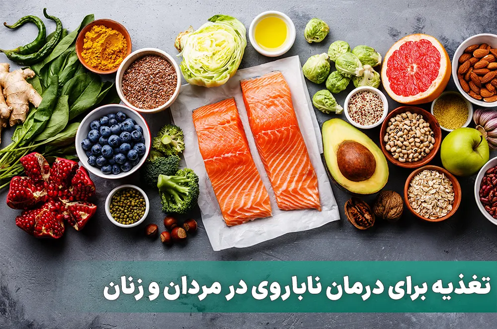 تغذیه برای درمان ناباروری