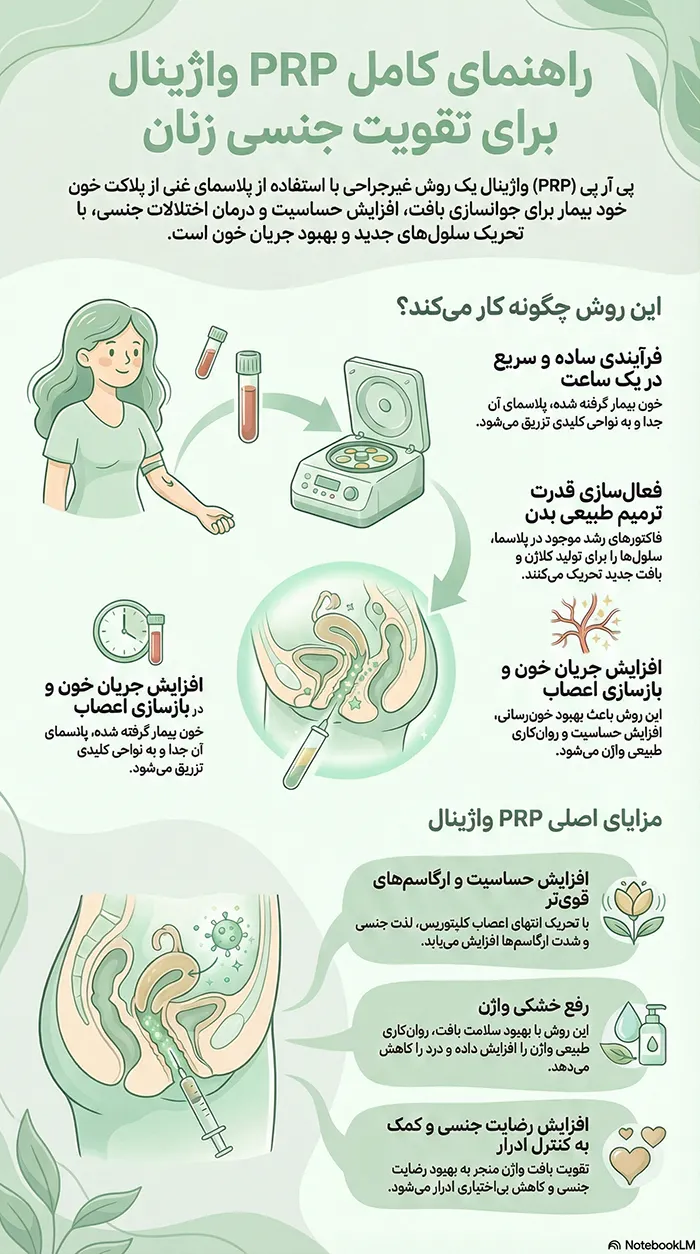 تقویت جنسی زنان با prp